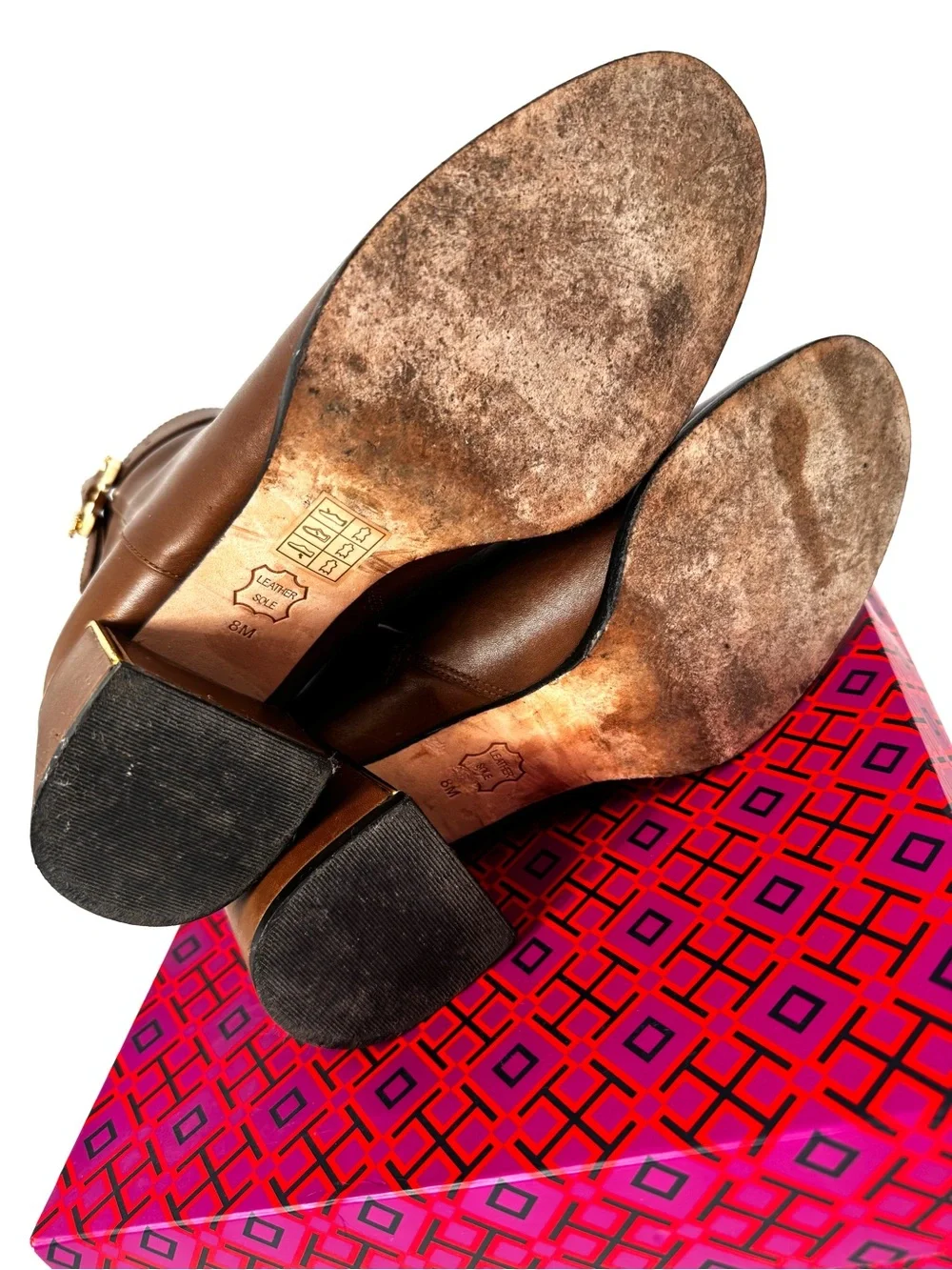 Tory Burch Bootie Sophia 60mm Festive Brown 8